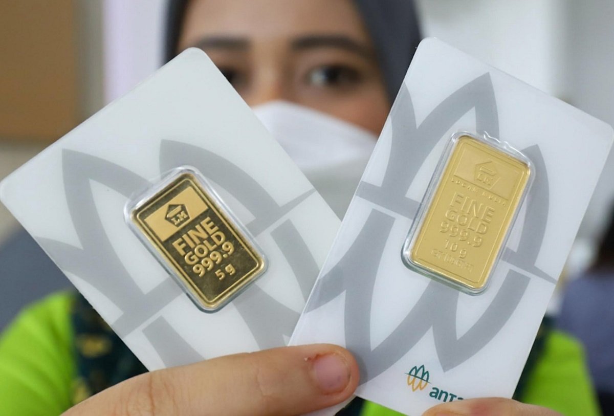 Harga Emas Antam Naik Rp16.000, Kini Jadi Rp2.884.000 per Gram